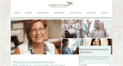 Desktop Screenshot of chestnutwoodsrehab.com